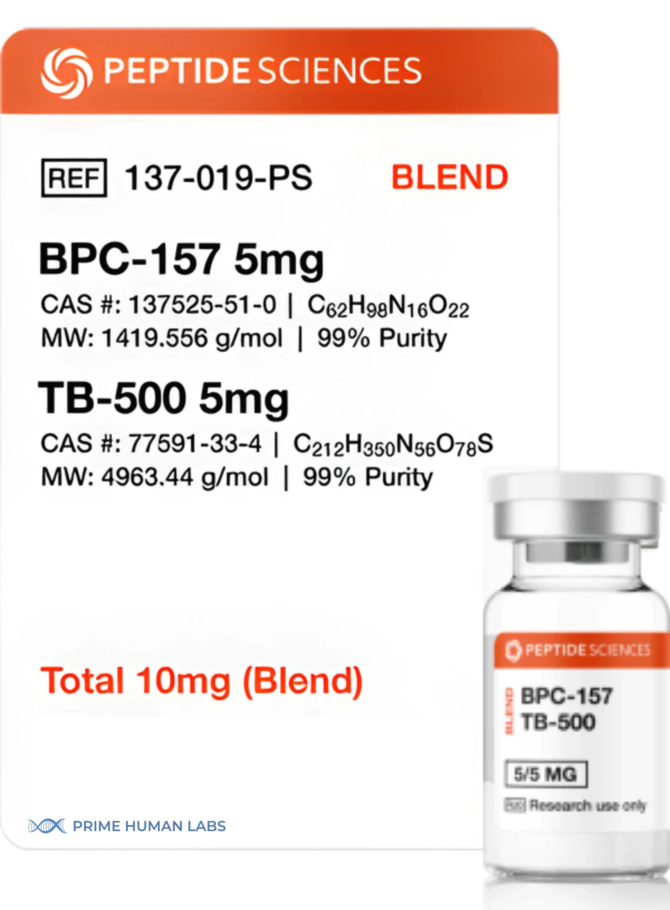Buy BPC-157 TB-500 Blend Online | Premium Research Peptide Prime Human Labs Buy BPC-157 TB-500 Blend Online | Premium Research Peptide Prime Human Labs