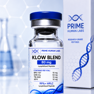 Klow Blend 80mg peptide blend with GHK-Cu BPC-157 TB-500 and KPV